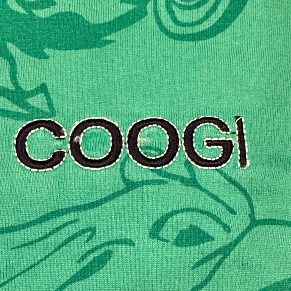 COOGI Green T-shirt with Black Graphic - Picture 3 of 8